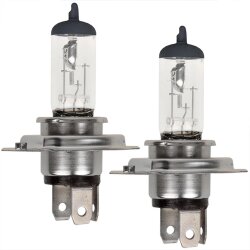 2 x H4 Autolampe 12V Glühlampe P43t Leuchtmittel...