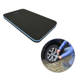 AS Knieschoner Garten und Auto 50x30cm – Kniekissen Werkstatt knieschonend, Knieschutz Öl- und Benzin-resistent mit Hängegriff Kniebrett AS