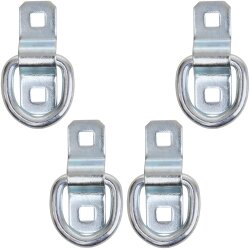 4x Zurrbügel aus Stahl für Ladungssicherung – 800 daN Zugkraft, 58 x 60 mm D-Ring, 180g pro Stück – Ideal für Lkw und Anhänger