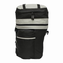 2x Gepäckträger Tasche mit 28 L Volumen Fahrradtasche 3tlg und Gepäckträgertasche und Packtaschen Fahrrad Gepäcktasche