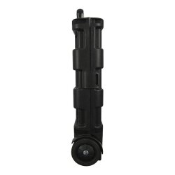 Einkauf Trolley klappbar Klappbox Einkaufwagen Kiste mit Rollen Kunststoff Schwarz faltbar 380x360x300 mm bis 25kg Traglast platzsparend zusammenklappbar Transporthilfe