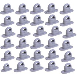25 STK Planenöse für Anhängerplane B34mm x H40mm Sockel 13mm mit Drehverschluss