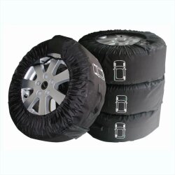 AS 4x Reifenschutzhülle – Reifenhüllen aus Polyester für Sommer- & Winterreifen bis 280 mm Breite, 76 cm Ø – reifenaufbewahrung tasche mit Tragegriff & Schutz vor Schmutz und Feuchtigkeit AS