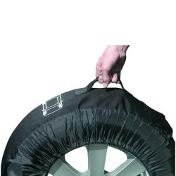 AS 4x Reifenschutzhülle – Reifenhüllen aus Polyester für Sommer- & Winterreifen bis 280 mm Breite, 76 cm Ø – reifenaufbewahrung tasche mit Tragegriff & Schutz vor Schmutz und Feuchtigkeit AS