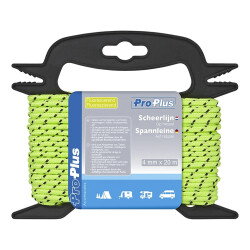 Abspannseil 20M Durchmesser 4 mm fluoreszierend – reflektierende Zeltleine / Spannleine für Camping & Outdoor – wetterfest, reißfest & langlebig – hohe Sichtbarkeit bei Nacht