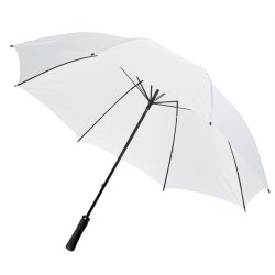 Regenschirm Sturmfest Ø131cm TORNADO Stockschirm 480Gr Schirm weiß 2 Personen