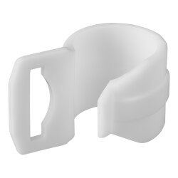 AS 10x Zelt-Clip Kunststoffhaken Ø 20–25 mm C-Clips für Camping Vorzelt Zeltstangen Weiß für Zeltgestänge als Zeltzubehör AS
