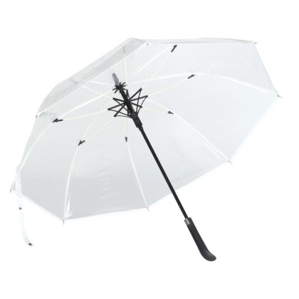 Regenschirm Transparent halbautomatik groß Ø103 cm Stockschirm 420 Gr Schirm 