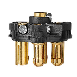 Anhänger Stecker 7-polig auf 13 mit Magnet 12 Volt Schraubkontakte aus Kupfer