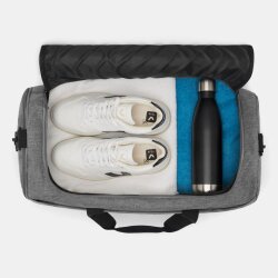 AS Sporttasche Reisetasche 54x31x26 Fitnesstasche 560Gr Schuhfach Tasche Grau AS