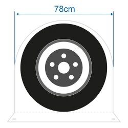 Reifenschutz für Wohnmobil Caravan Reisemobil Anhänger Reifen Abdeckung 78 cm