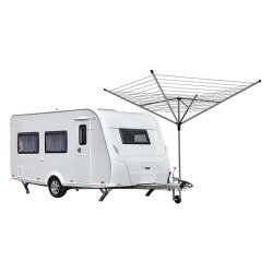 Deichselhalterung Camping – Halterung für Wäschespinne & SAT-Antenne – robuste Universal-Halterung für Wohnwagen & Anhänger – einfache Montage, stabil & wetterfest