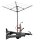AS Deichselhalterung Camping – Halterung für Wäschespinne & SAT-Antenne – robuste Universal-Halterung für Wohnwagen & Anhänger – einfache Montage, stabil & wetterfest AS