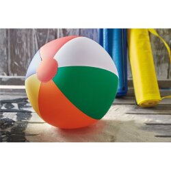 Wasserball aufblasbar Bunt 26cm Strandball Badespaß Kinderball phthalatfrei BWI