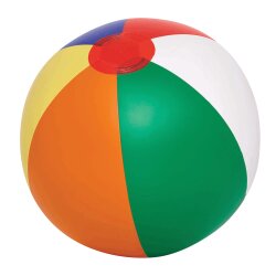 AS 12x Bunter Wasserball für Kinder und Erwachsene – Regenbogenfarben, 26 cm Durchmesser, PVC, phthalatfrei, perfekt für Pool- und Strandspiele AS