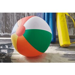 AS 12x Bunter Wasserball für Kinder und Erwachsene – Regenbogenfarben, 26 cm Durchmesser, PVC, phthalatfrei, perfekt für Pool- und Strandspiele AS
