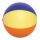 AS 12x Bunter Wasserball für Kinder und Erwachsene – Regenbogenfarben, 26 cm Durchmesser, PVC, phthalatfrei, perfekt für Pool- und Strandspiele AS