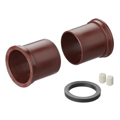 AS Gleitlagerbuchse kompatibel für Knott, Höhe ca. 50 mm, Ø innen 39,5 mm, Ø außen 46,5 mm, Ersatzteil für Lagerbuchse AS