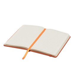 AS Praktisches A6 Notizbuch kleine Notizbücher 80 Blätter liniert Notizblock Orange AS