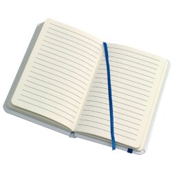 Weißes Notizbuch liniert DIN A6 Schule Büro Notizen 80 Seiten Farbwahl BWI
