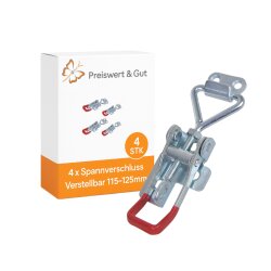 4x Spannverschluss für Kisten und Anhänger...