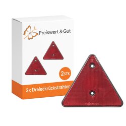 2 x Dreieck Reflektoren E4 | Rückstrahler...