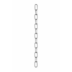 2x Sicherungshaken Anhänger Boardwandverschluss S Haken mit Kette 24cm verzinkt