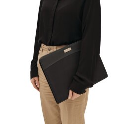 AS Schreibmappe A4 Konferenzmappe als professionelle Dokumentenmappe für Business und Studium, Organisationsmappe für DIN A4 Unterlagen 34cm AS