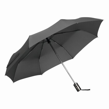 AS Regenschirm automatik Ø100cm EXPRESS Taschenschirm mini 0,38 kg grau Schirm AS