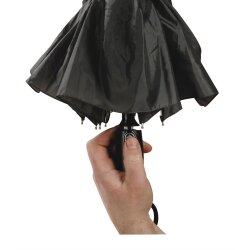 Regenschirm automatik Ø100cm EXPRESS Taschenschirm mini 0,38 kg grau Schirm