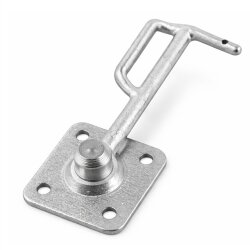 Bordwandverschluss anhänger Größe 0 Kastenverschluss links mit Winkelhebel verzinktem Stahl Bordwand Sicherung für Kastenanhänger M6