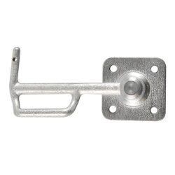 Bordwandverschluss anhänger Größe 0 Kastenverschluss links mit Winkelhebel verzinktem Stahl Bordwand Sicherung für Kastenanhänger M6