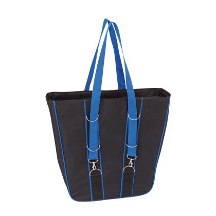 AS Einkaufstasche Shopper 38x28-42x13,5 cm Schultertasche Blau Damentasche AS