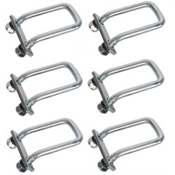6x Zurrbügel für Anhänger M12 U-Bügel...