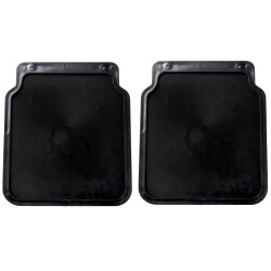 Schmutzfänger Anhänger 23x20 cm 2er Set – Universal Spritzschutz aus Gummi gegen Schlamm, Steinschlag und Spritzwasser