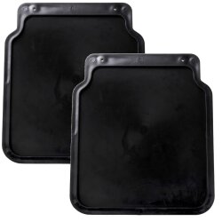 Schmutzfänger Anhänger 23x20 cm 2er Set – Universal Spritzschutz aus Gummi gegen Schlamm, Steinschlag und Spritzwasser
