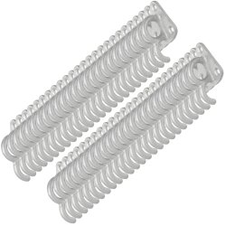 50 x Planenhaken mit Öse – stabile Anhängerhaken aus Gusseisen, feuerverzinkt, Zubehör-Set für Anhängernetze, Planen und sichere Fixierungen