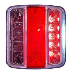 2x LED Rücklicht Anhänger 12V Rückleuchten Set rechts links  98x105 mm IP67 4 Funktionen 5-Pin Anschluss Schraubbefestigung