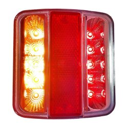 2x LED Rücklicht Anhänger 12V Rückleuchten Set rechts links  98x105 mm IP67 4 Funktionen 5-Pin Anschluss Schraubbefestigung