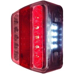 2x LED Rücklicht Anhänger 12V Rückleuchten Set rechts links  98x105 mm IP67 4 Funktionen 5-Pin Anschluss Schraubbefestigung