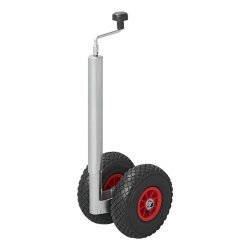Stützrad Anhänger 260×85 mm mit Halter Ø48 mm – Luftbereifung 300 kg Traglast