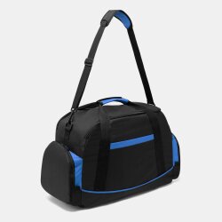 AS Sporttasche Universal Schwarz/Blau 56L Weekender Damen mit Schuhfach, 60x36x26cm – Reisetasche Herren mit Seitentaschen AS