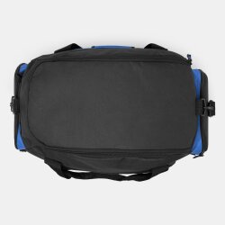 AS Sporttasche Universal Schwarz/Blau 56L Weekender Damen mit Schuhfach, 60x36x26cm – Reisetasche Herren mit Seitentaschen AS