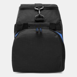 AS Sporttasche Universal Schwarz/Blau 56L Weekender Damen mit Schuhfach, 60x36x26cm – Reisetasche Herren mit Seitentaschen AS