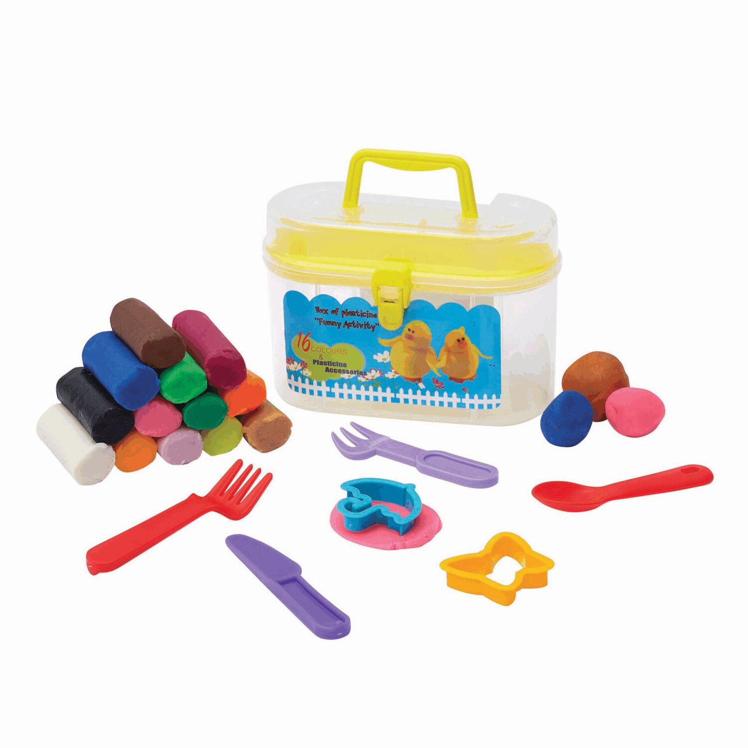 Knete Zubehör 16 Stk Kneten Set Knetmasse verschieden Formen