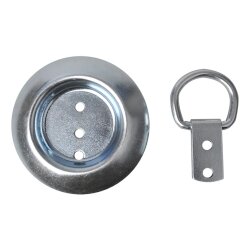 4x Zurrösen für Anhänger Durchmesser 97mm Zugkraft 250daN verzinkt für Ladungssicherung