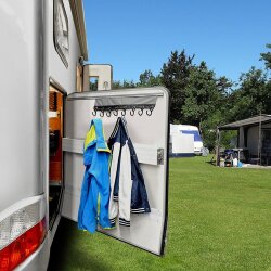 Hakenleiste Keder Wohnwagen 8 Haken Camping Caravan Zelt Kleiderhaken Garderobe