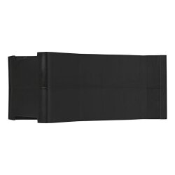 4x Unterlegkeile für Anhänger PKW mit Halter Schwarz Hemmschuhe Bremskeile