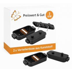 Verteilerdose Set 2 Stück 150 x 40 x 75 mm für...