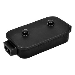 Verteilerdose Set 2 Stück 150 x 40 x 75 mm für KFZ spritzwassergeschützt mit Schraubdeckel für 8 x 4 polige Steckverbinder geeignet für PKW LKW Wohnmobil Traktor Anhänger